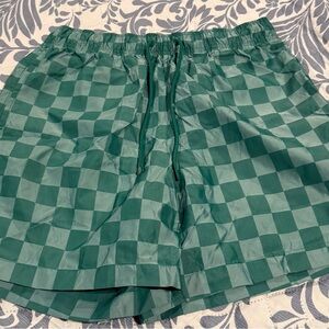 Nike Teal Striped Shorts